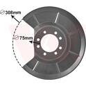 Splash Panel, brake disc VAN WEZEL - 1863373