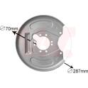 Splash Panel, brake disc VAN WEZEL - 3225373