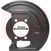 Splash Panel, brake disc VAN WEZEL - 3388372