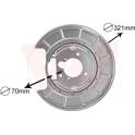 Splash Panel, brake disc VAN WEZEL - 4047373