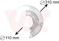 Splash Panel, brake disc