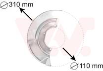 Splash Panel, brake disc