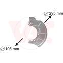 Splash Panel, brake disc VAN WEZEL - 5888371