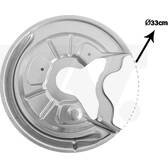 Splash Panel, brake disc VAN WEZEL - 7622374