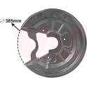 Splash Panel, brake disc VAN WEZEL - 7623374
