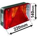 Combination Rear light VAN WEZEL - 9902926