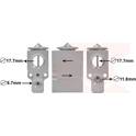 Válvula de expansão, ar condicionado VAN WEZEL - 43001488