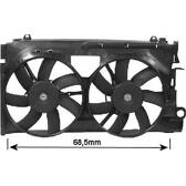 Ventilador, refrigeración del motor VAN WEZEL - 0936749
