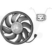 Ventilador, refrigeración del motor VAN WEZEL - 4028748