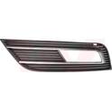 Ventilatiegrille- bumper VAN WEZEL - 0307595