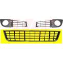 Ventilatiegrille- bumper VAN WEZEL - 0317590