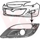 Ventilatiegrille- bumper VAN WEZEL - 3753593