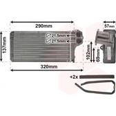 Voorverwarmer, interieurverwarming VAN WEZEL - 40006226