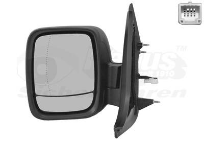 Upper & Lower Mirror Glass Vauxhall Vivaro 2001-2015 Passenger Side Left Hand | UK