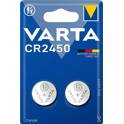 CR2450 battery - Varta - x2 - Lithium 3V VARTA - 6450101402