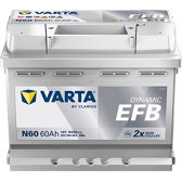 Starterbatterie 60Ah/640A VARTA - 560500064K262
