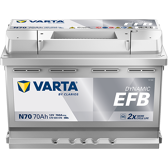 Starterbatterie 70Ah/760A VARTA - 570500076K262