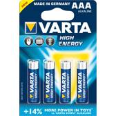Juego de 4 pilas LR03 (AAA) VARTA - 0568040