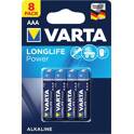 Set di 8 batterie LR03/AAA da 1,5 V VARTA - 0568045
