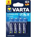 Set di 8 batterie LR6/AA da 1,5 V VARTA - 0568046