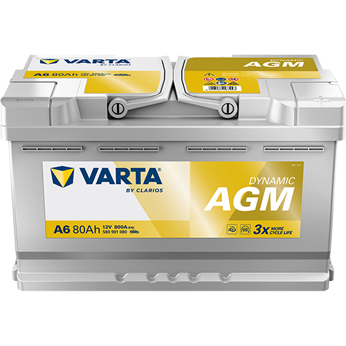 Car battery 80Ah/800A