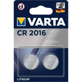 CR2016-Batterie  Varta  x2 VARTA - 6016101402