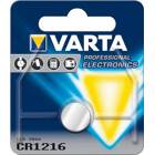 1 pile CR1216 VARTA - 0568001