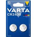 Pile CR2430 - Varta - x2 - Lithium 3V VARTA - 6430101402