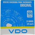 Disco Diagrama para Tacógrafo VDO Diário - 24 horas 125 km VDO - 14024005F