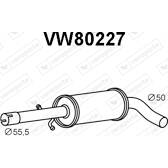 Centre Muffler VENEPORTE - VW80227