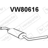 Centre Muffler VENEPORTE - VW80616