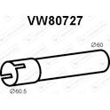 Exhaust Pipe VENEPORTE - VW80727