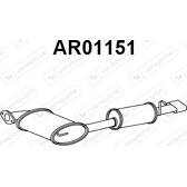 Pot échappement / Silencieux arrière VENEPORTE - AR01151