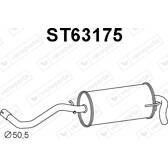 Ligne D'échappement Complète Pour SEAT Arosa 1.0 & 1.4 - Silencieux Avant/arrière - Neuf