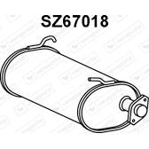Pot échappement / Silencieux arrière VENEPORTE - SZ67018