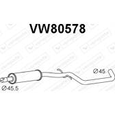 silenciador del medio VENEPORTE - VW80578