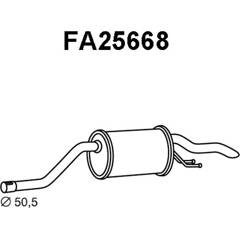 Silencieux arrière VENEPORTE - FA25668