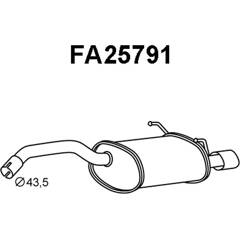 Silencieux arrière VENEPORTE - FA25791