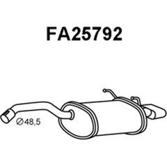Silencieux arrière VENEPORTE - FA25792