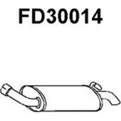 Silencieux arrière VENEPORTE - FD30014