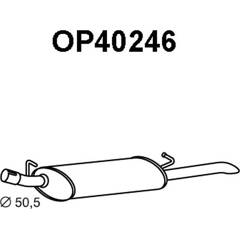 Silencieux arrière VENEPORTE - OP40246