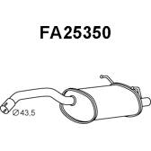 Tłumik końcowy VENEPORTE - FA25350