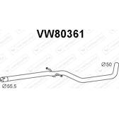 Tubo de escape VENEPORTE - VW80361