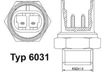 Radiator fan switch