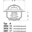 Termostato, refrigerante WAHLER - 3004.74