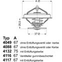 Termostato, refrigerante WAHLER - 4088.87D