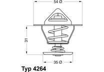 Thermostat, coolant