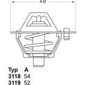 Thermostat, Kühlmittel WAHLER - 3119.82D3