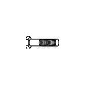 Schraube, Abgasanlage WALKER - 80674