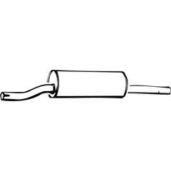 Silencieux avant WALKER - 01488